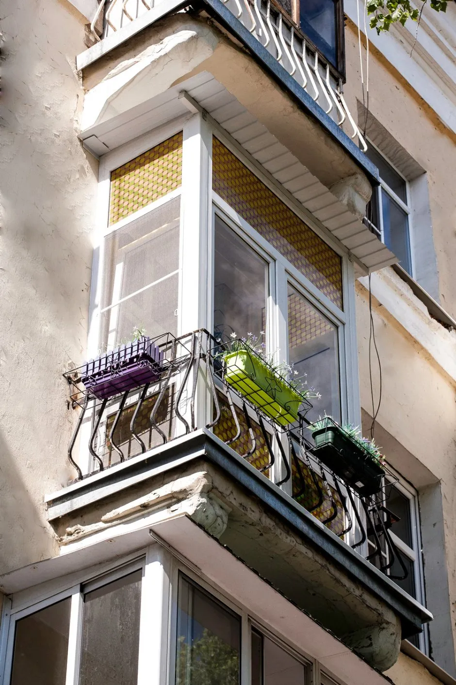 Интересные балконы снаружи