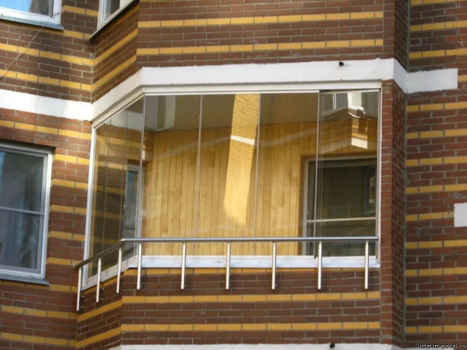 Балкон отделанный сайдингом