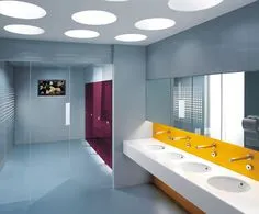 Office Restroom Ada Bathroom, Office Bathroom, Bathroom Interior, Bathroom Decor, Bathroom Ideas, Espace Design