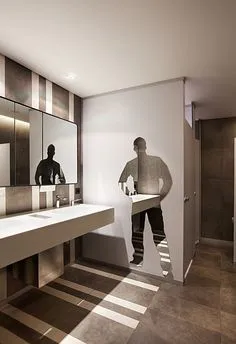 Turkcell Maltepe Plaza by mimaristudio Man Cave Bathroom Ideas, Male Bathroom
