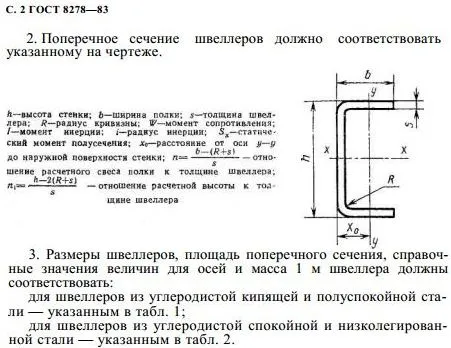 ГОСТ 8278-83. Швеллеры стальные гнутые ...