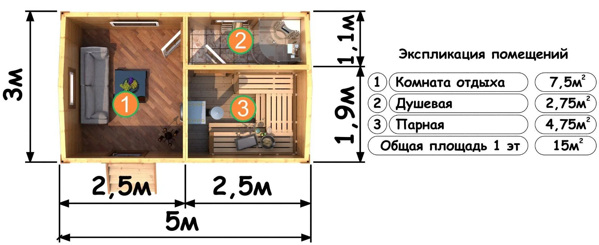 Проект бани 3 на 3: особенности составления. постройка бани 3x3 - построить баню ру