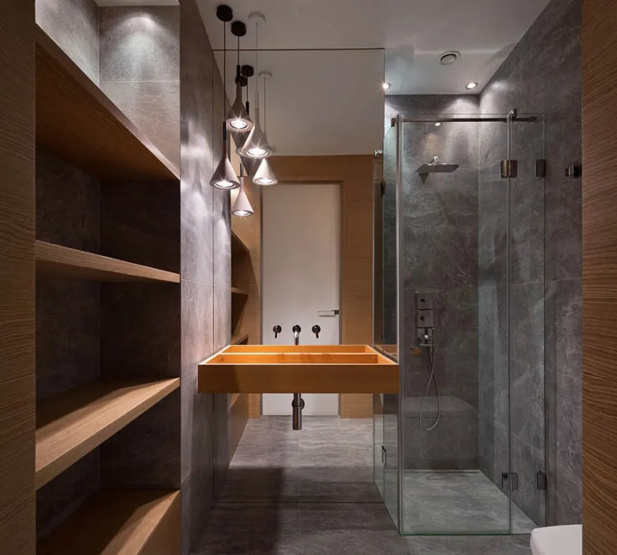 Душевая кабина в ванной комнате: дизайн ...