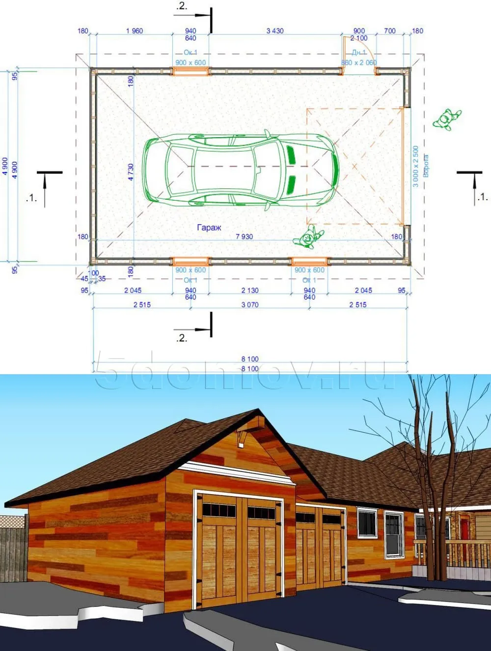 Проектирование гаража | Гараж из дерева своими руками