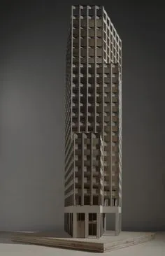 Southall Tower – Gort Scott Module Architecture, Architecture Concept Drawings, Architecture House, Facade Material, Arch Model, Tower Design, Tower House, Artist House, Facade Design